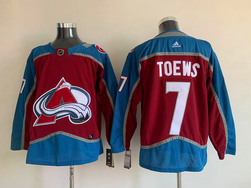 Men's Colorado Avalanche Devon Toews #7 Maroon Home Breakaway Jersey